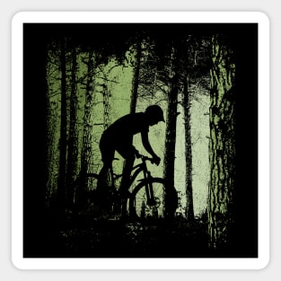 Forest Trail Biker Offroad Downhill MTB Cyclist Magnet